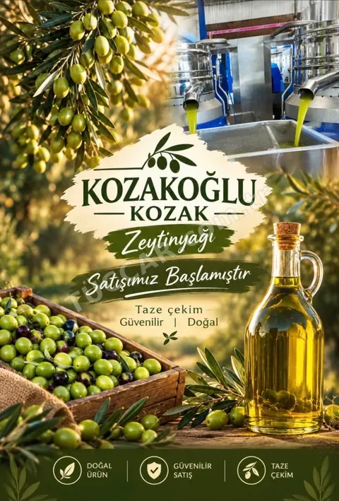 Doğal Yeşil Zeytinyağı