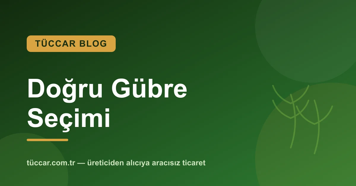 Organik Gübre mi Kimyasal Gübre mi? Seçim Rehberi